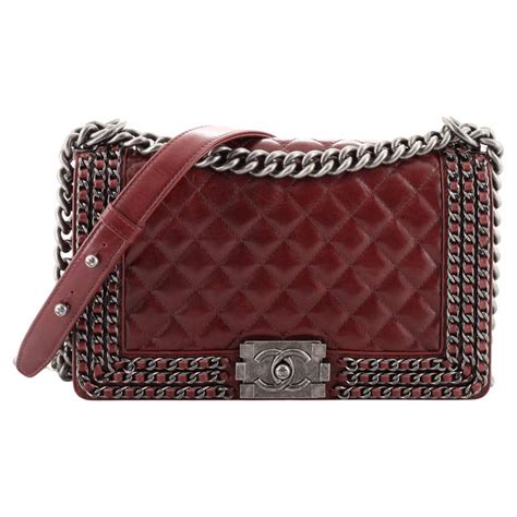 chanel medium boy chained flap bag